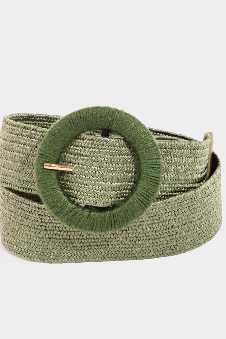 Braided Wide Belt