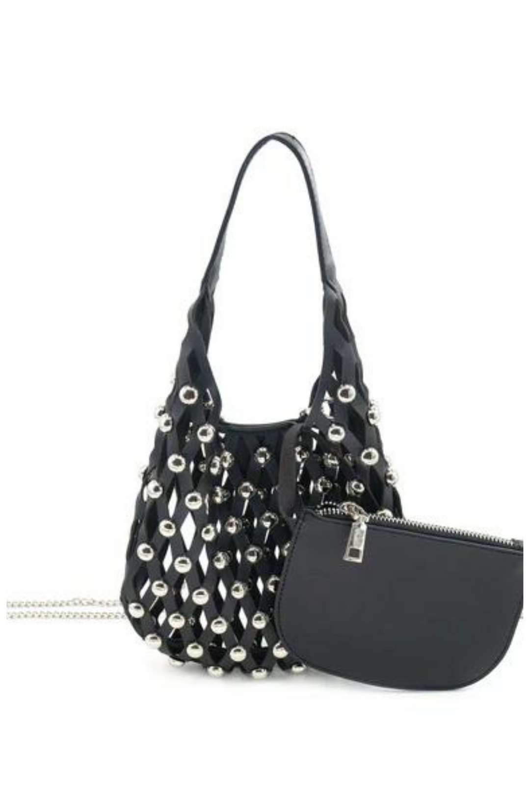 Silver Stud Handbag