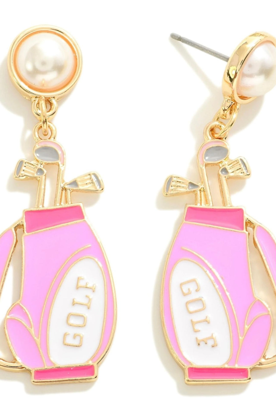 Golf Bag Earrings