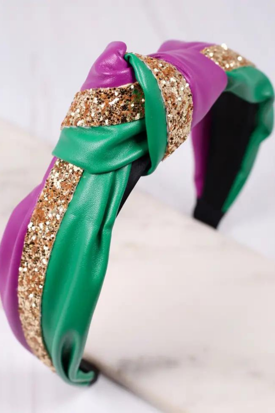 Mardi Gras Striped Headband
