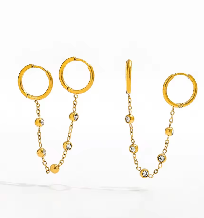 Alco Jewelry Elixer Double Hoops