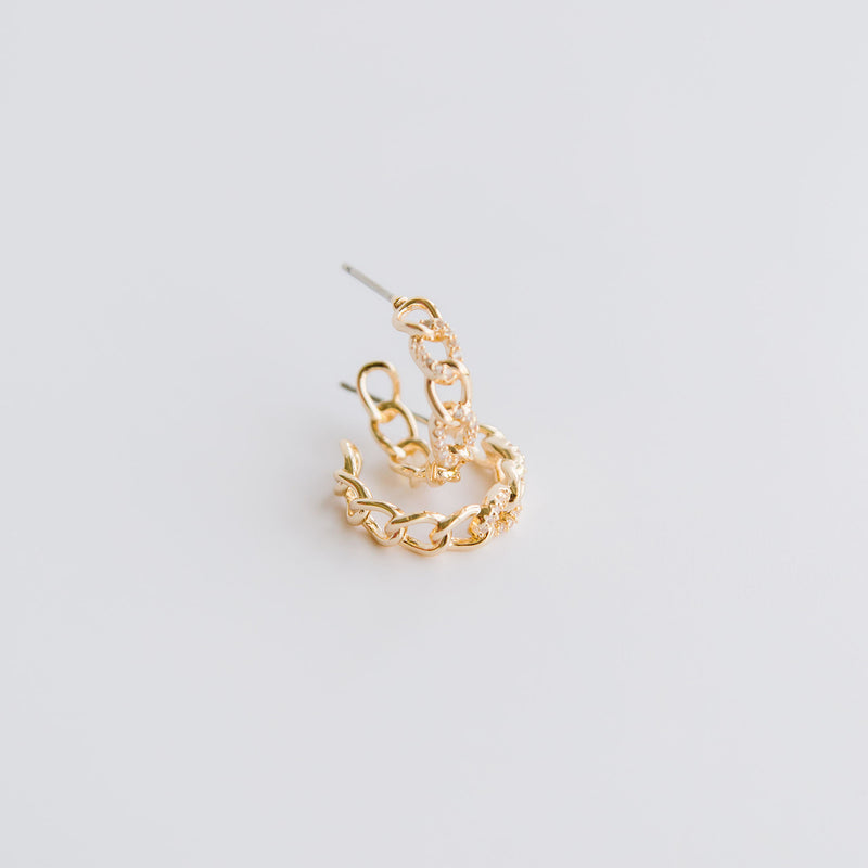 Michelle McDowell Small Gold Hoop Earrings