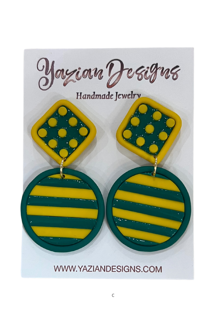 Yazian Designs Green and Gold Collection