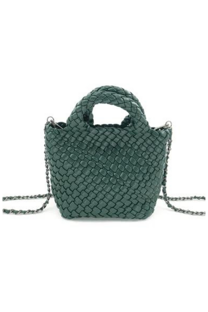 Braided Clutch with Crossbody Strap