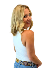 Sleeveless Bodysuit with Built in Bra