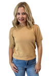 Short Sleeve Knit Sweater