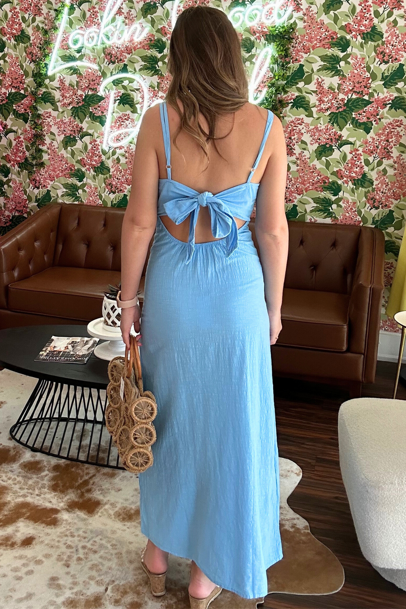 Victoria Keyhole Long Dress