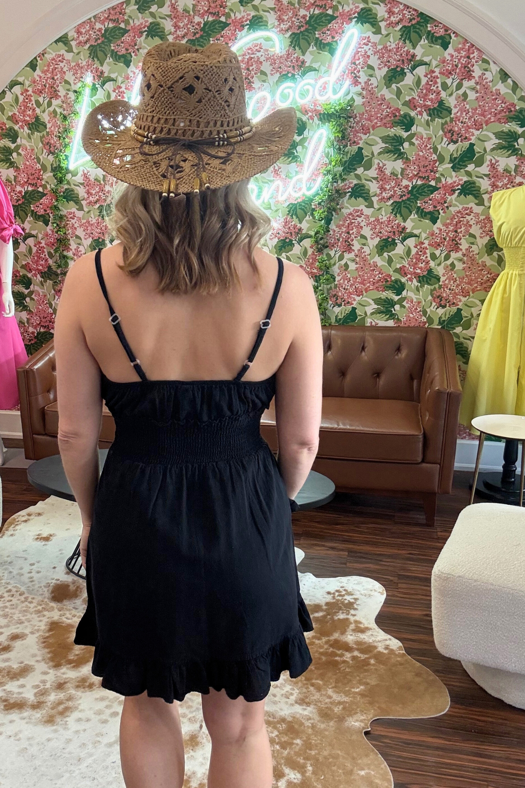 Tie Front Ruffle Dress