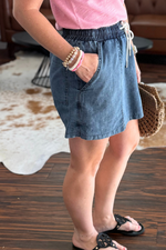 Denim Skort