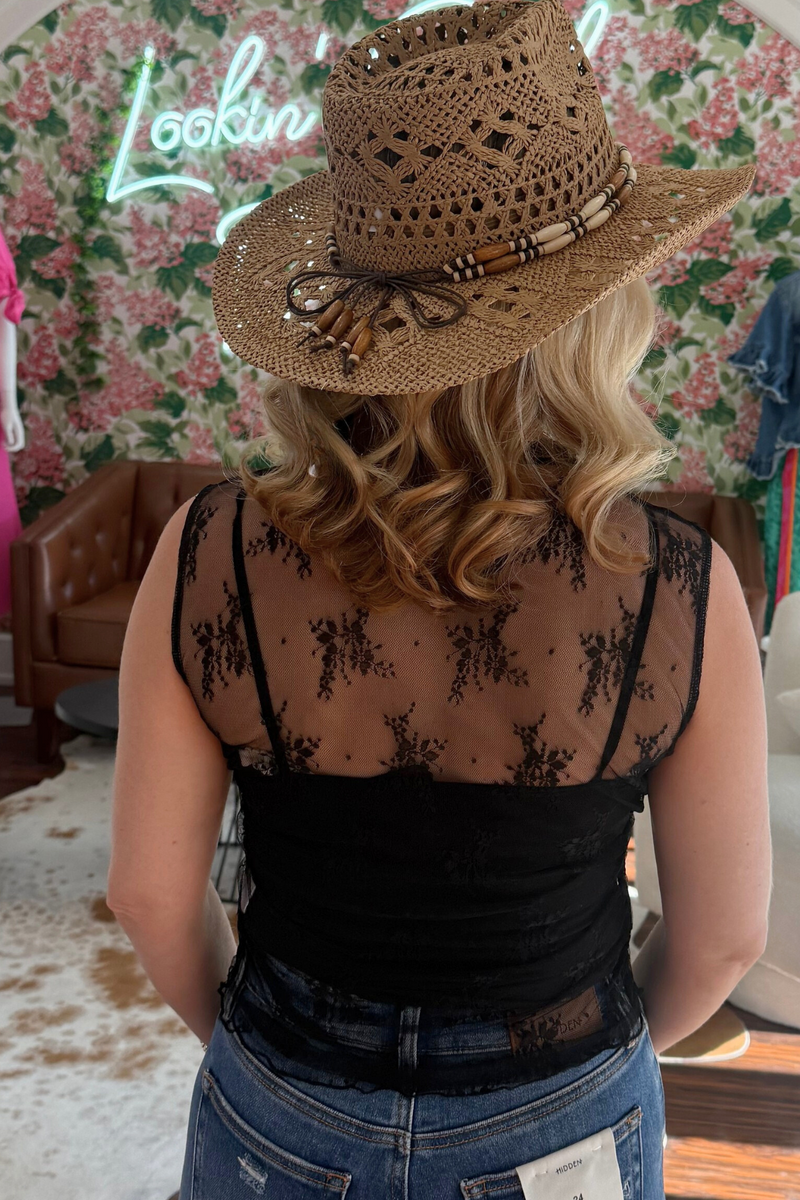 Floral Lace Tank Top