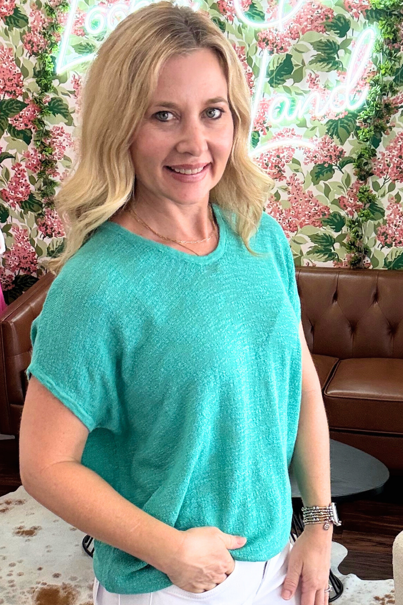 Zia Slouchy Short Sleeve Top