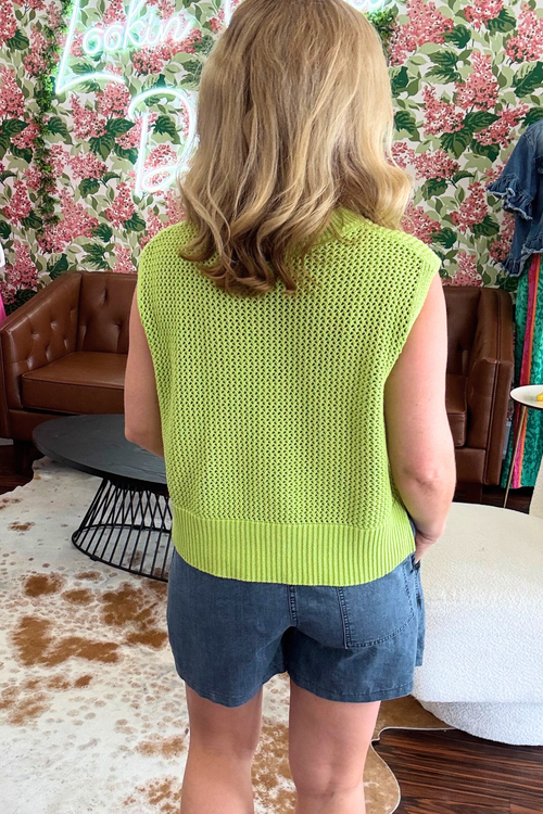 Knit Sleeveless Pullover Top