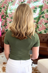 Short Sleeve Waist Length Tee