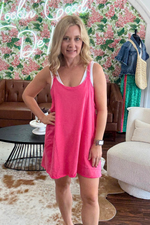 Knit Mini Dress with Built in shorts and bra