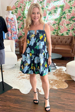 Floral Print Mini Dress