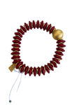 Michelle McDowell Garnet and Gold Bracelet