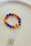 Michelle McDowell Orange and Blue Bracelets
