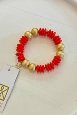 Michelle McDowell Orange and Blue Bracelets