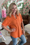 Channing Short Sleeve Gauze Top