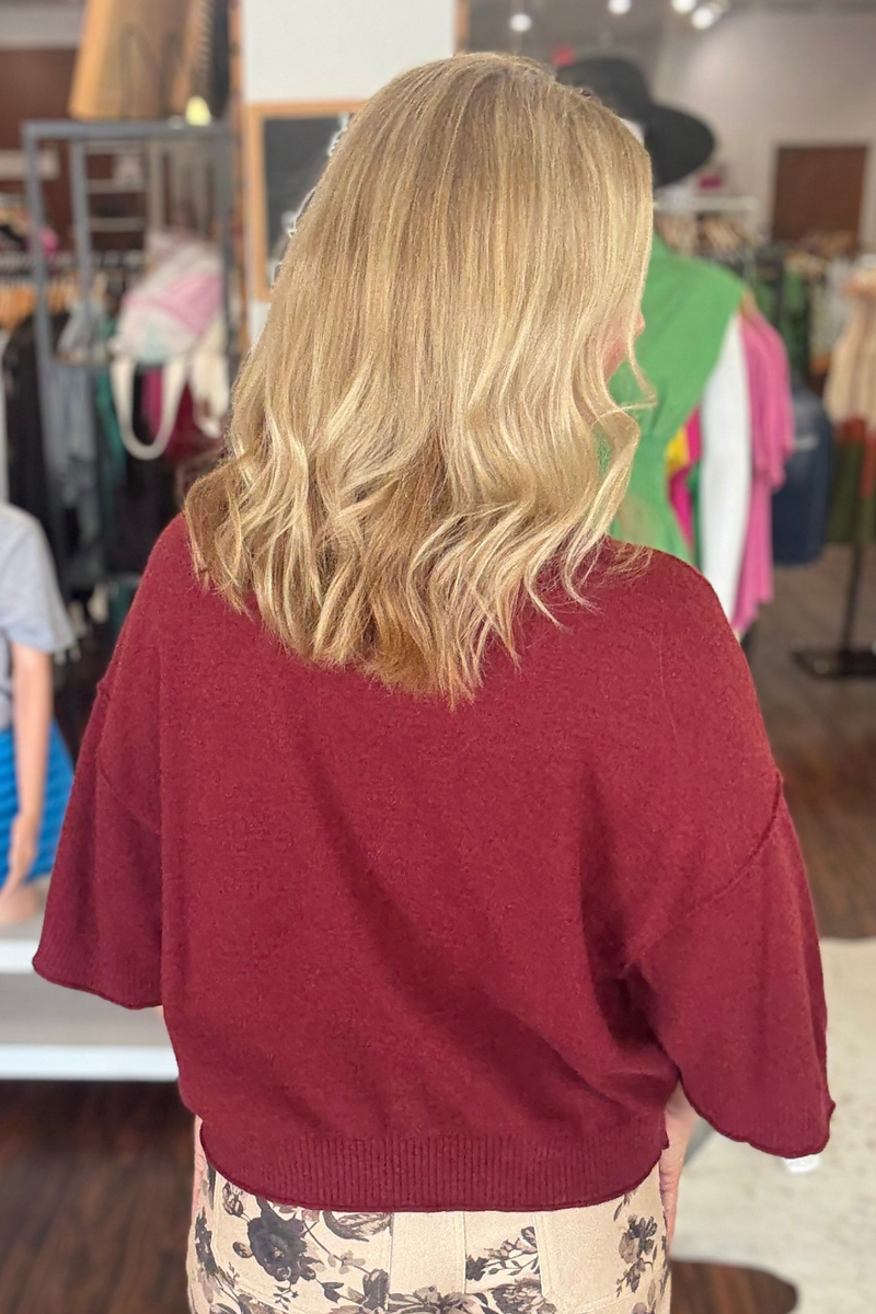 Knit 3/4 Sleeve Top