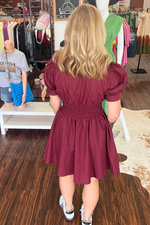 Mini Dress with Zipper Front Detail
