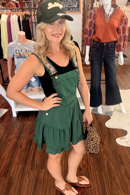 Ruffle Trim Romper