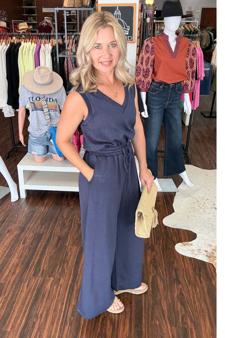 Wide Leg Modal Jumpsuit