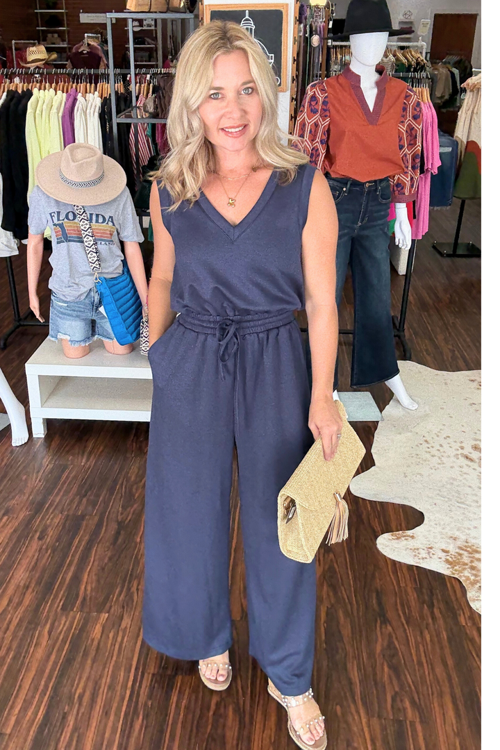 Wide Leg Modal Jumpsuit