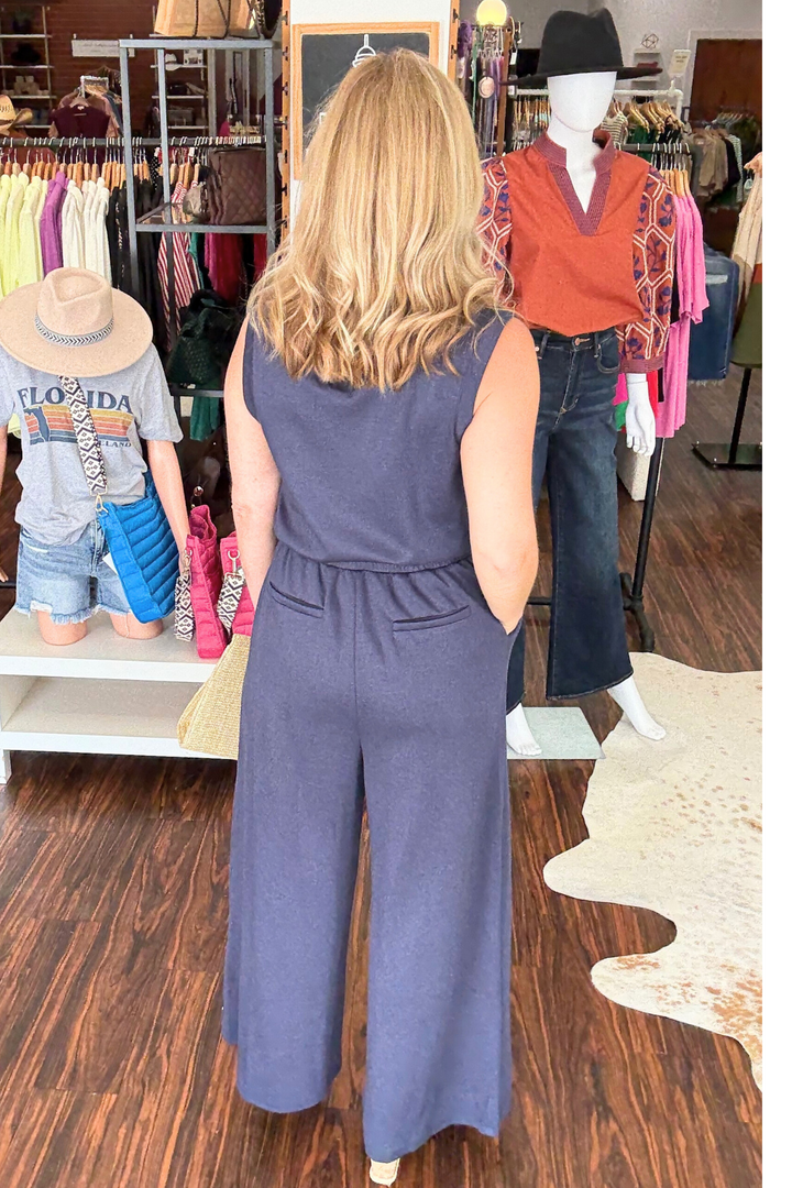 Wide Leg Modal Jumpsuit