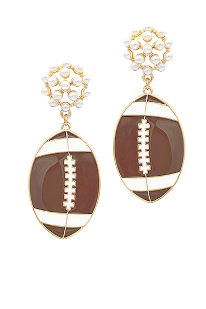 Pearl Detail Sport Earrings