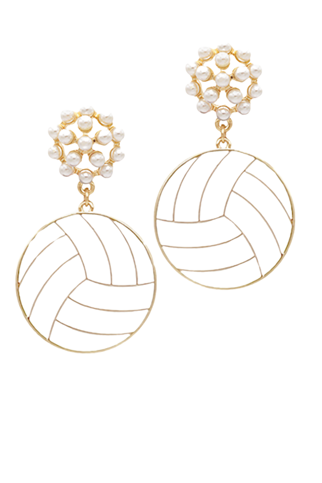 Pearl Detail Sport Earrings