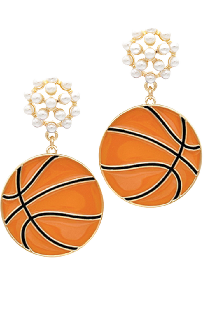 Pearl Detail Sport Earrings