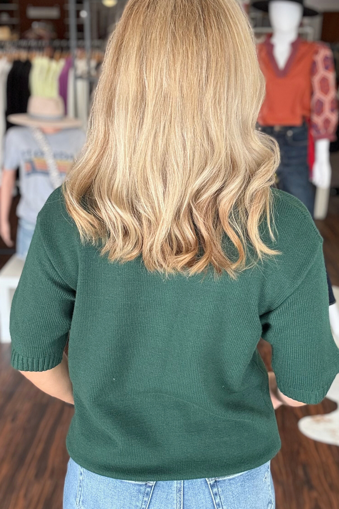 Short Sleeve Nutcracker Sweater