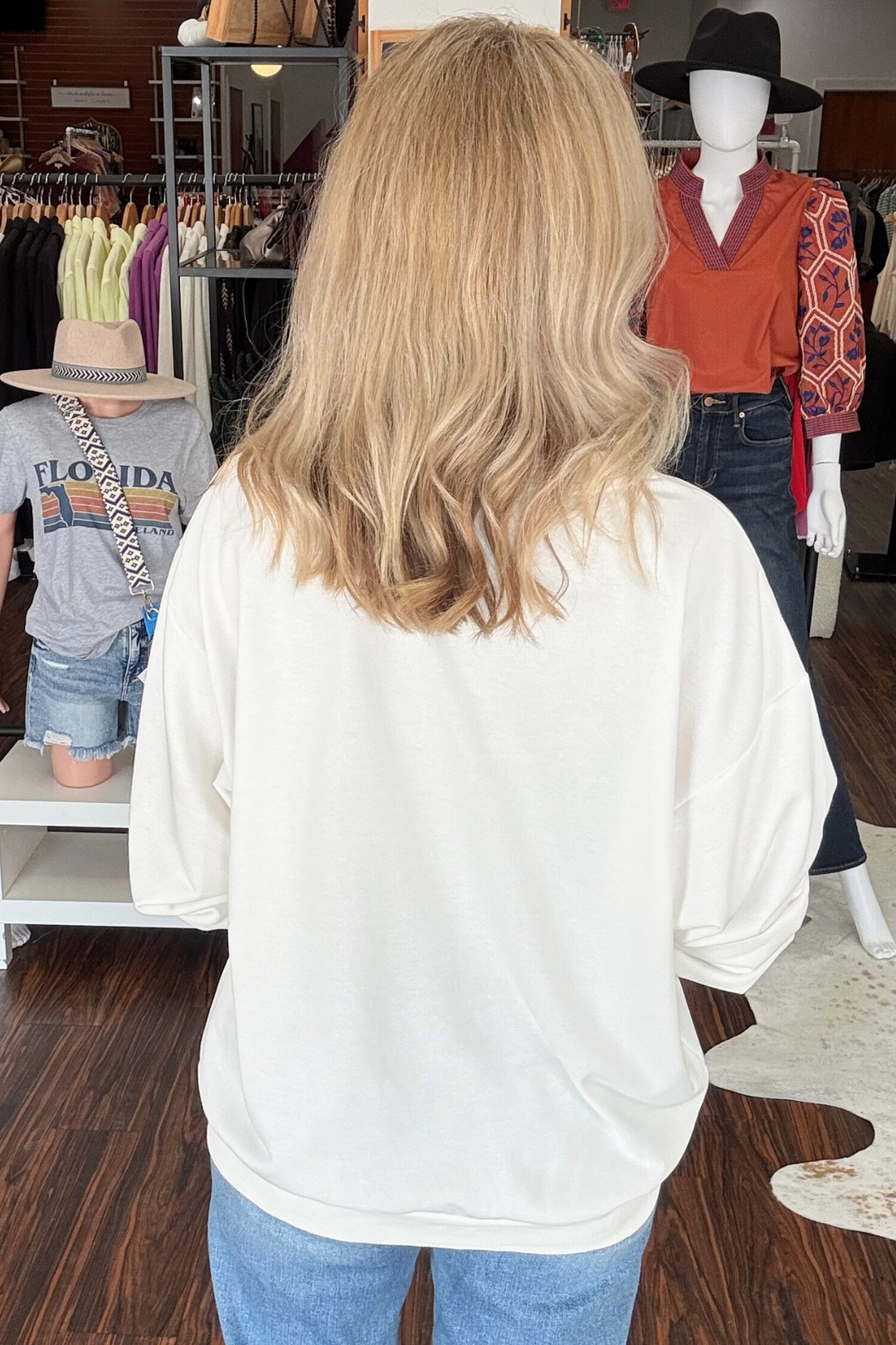 Patchwork Christmas Tree Sweatshirt