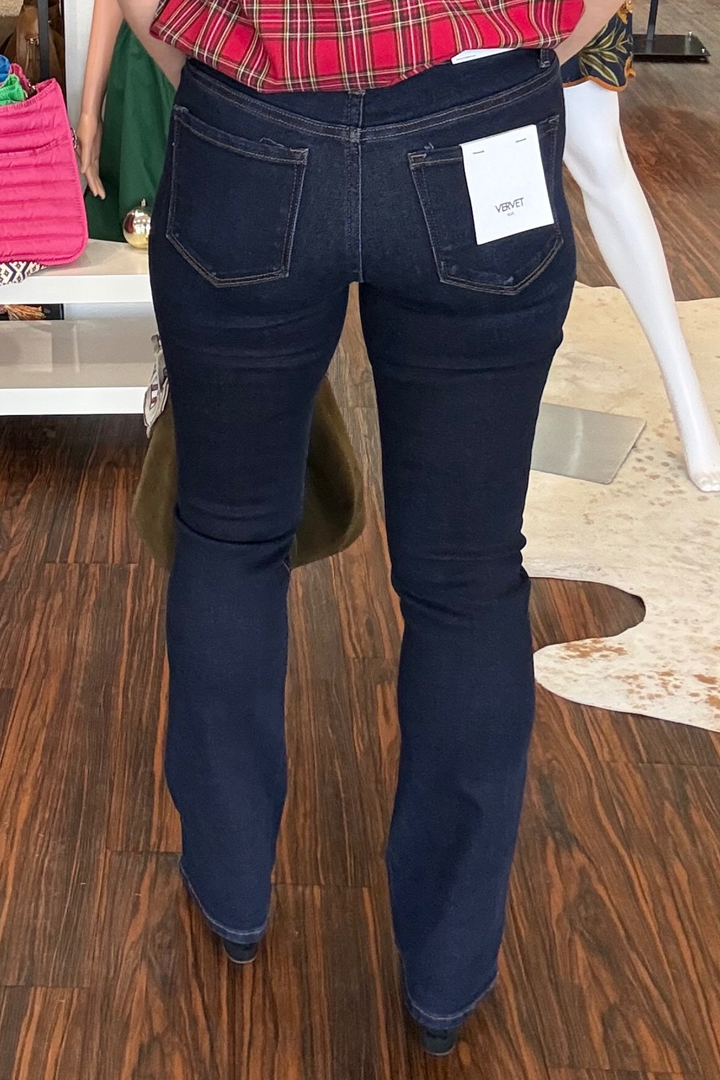 Vervet Mid Rise Boot Cut Jeans
