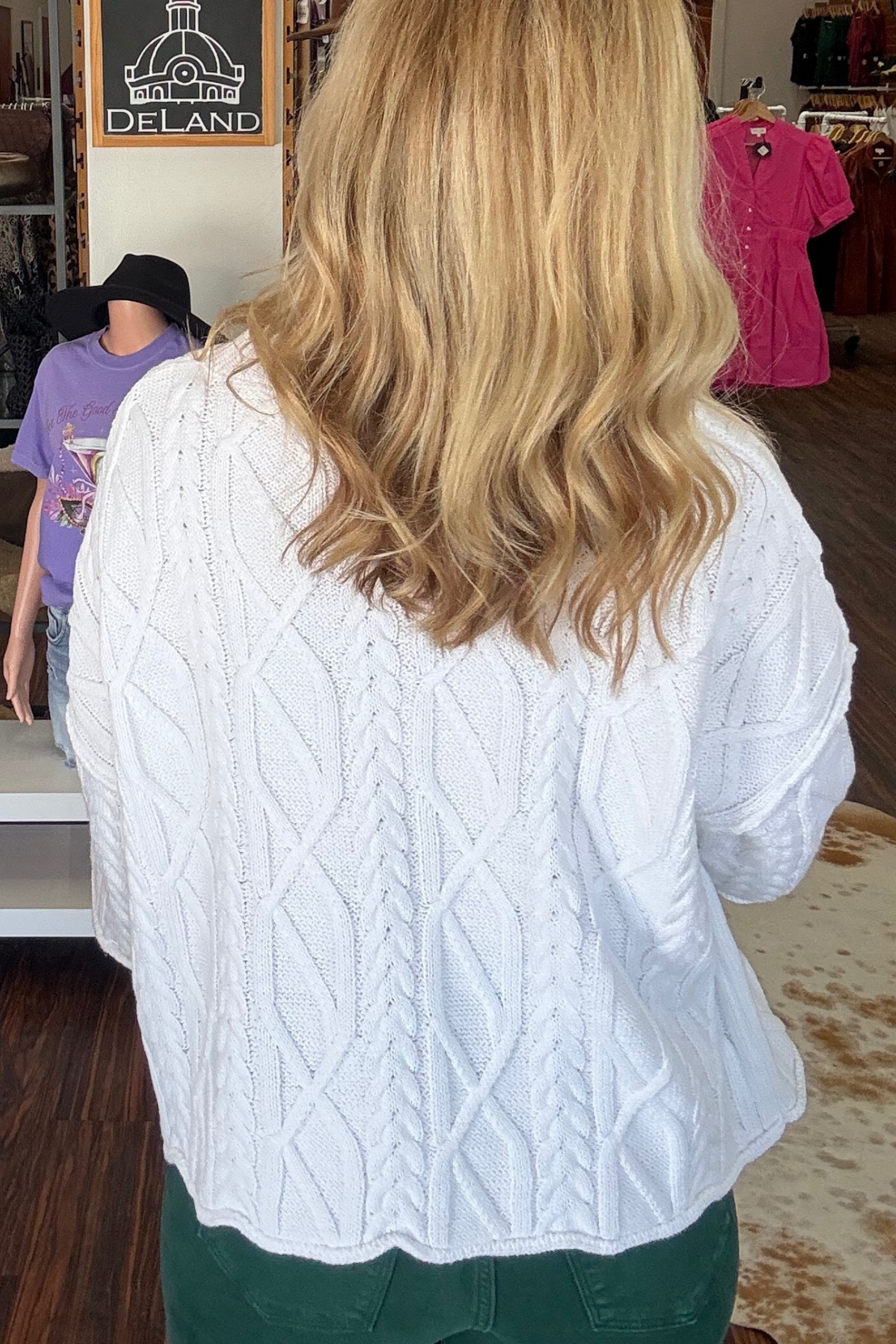 Knit 3/4 Sleeve Sweater