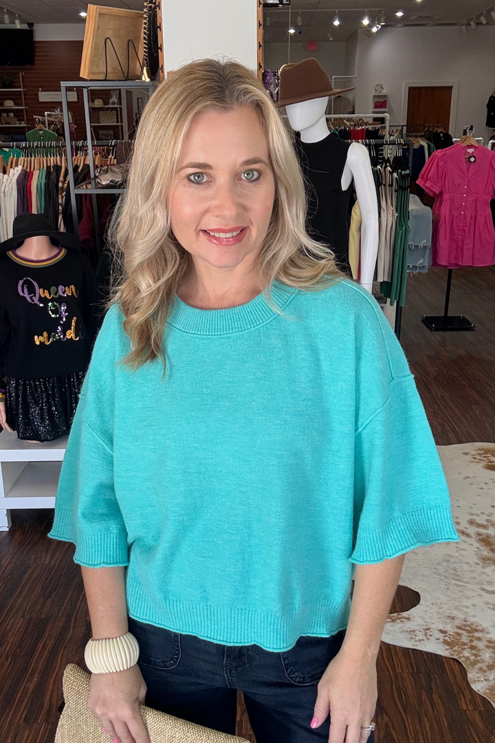 Knit 3/4 Sleeve Top