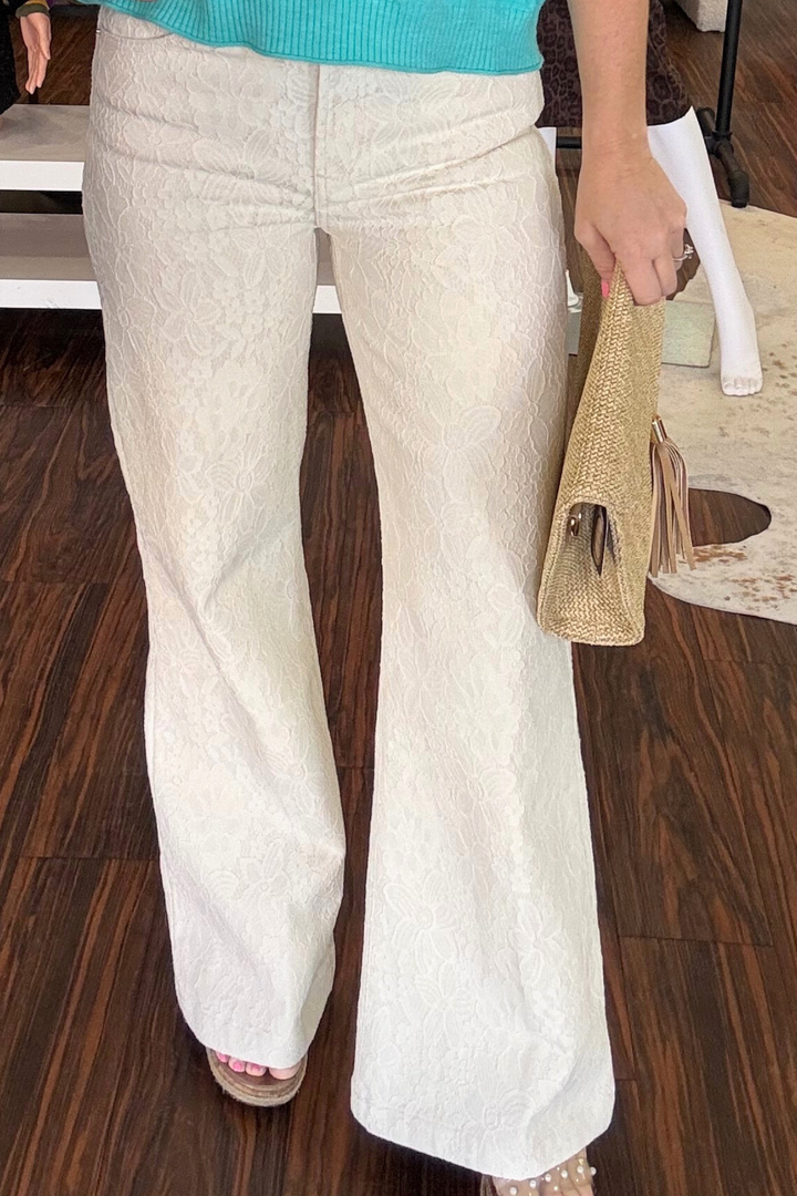 Dear John Denim Wheat Lace Fiona Jeans