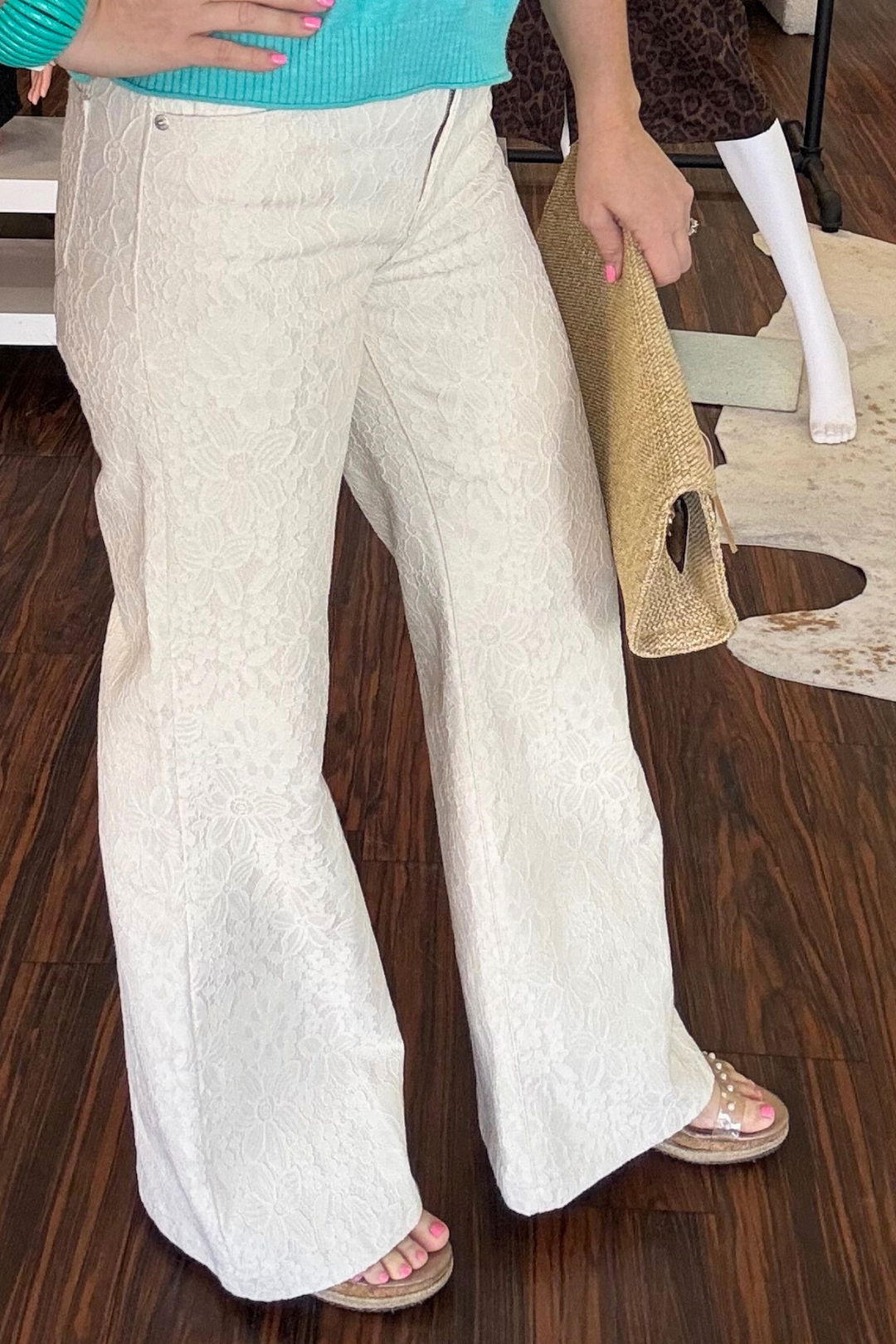 Dear John Denim Wheat Lace Fiona Jeans