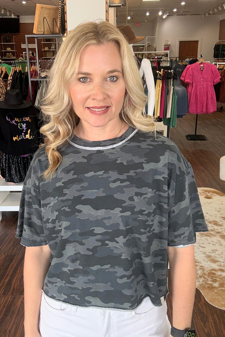 Local Girl Boxy Cropped SS Tee