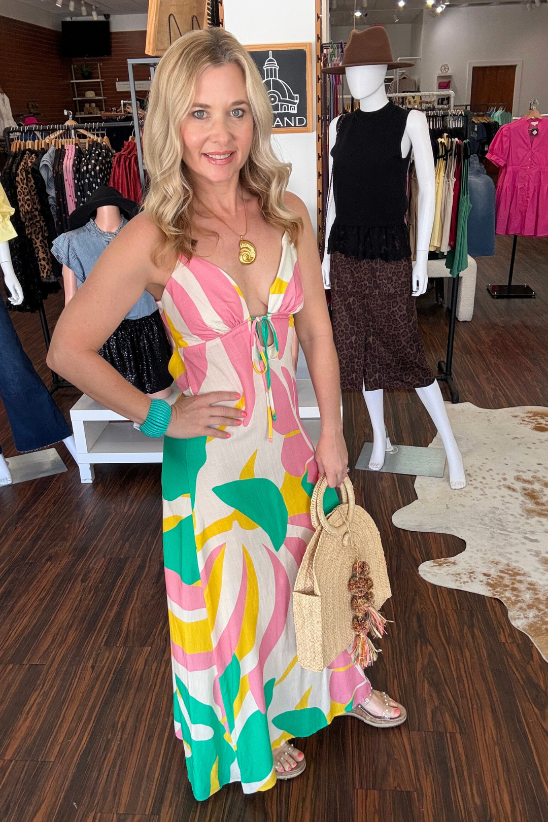 Victoria Keyhole Long Dress