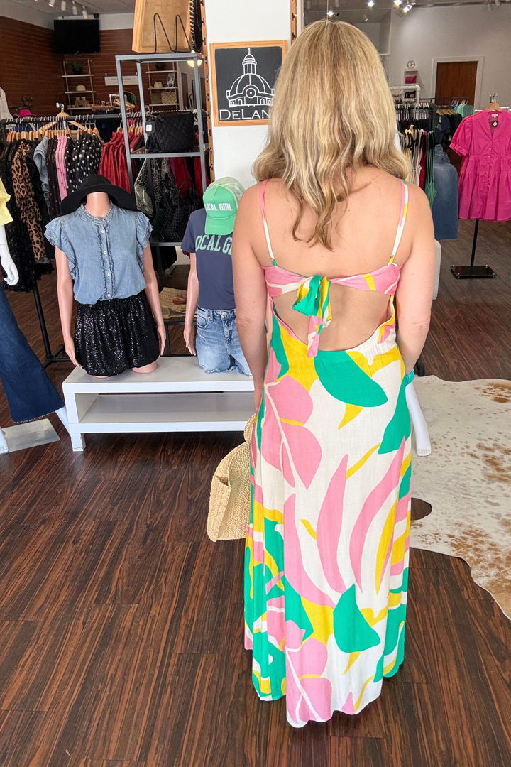 Victoria Keyhole Long Dress
