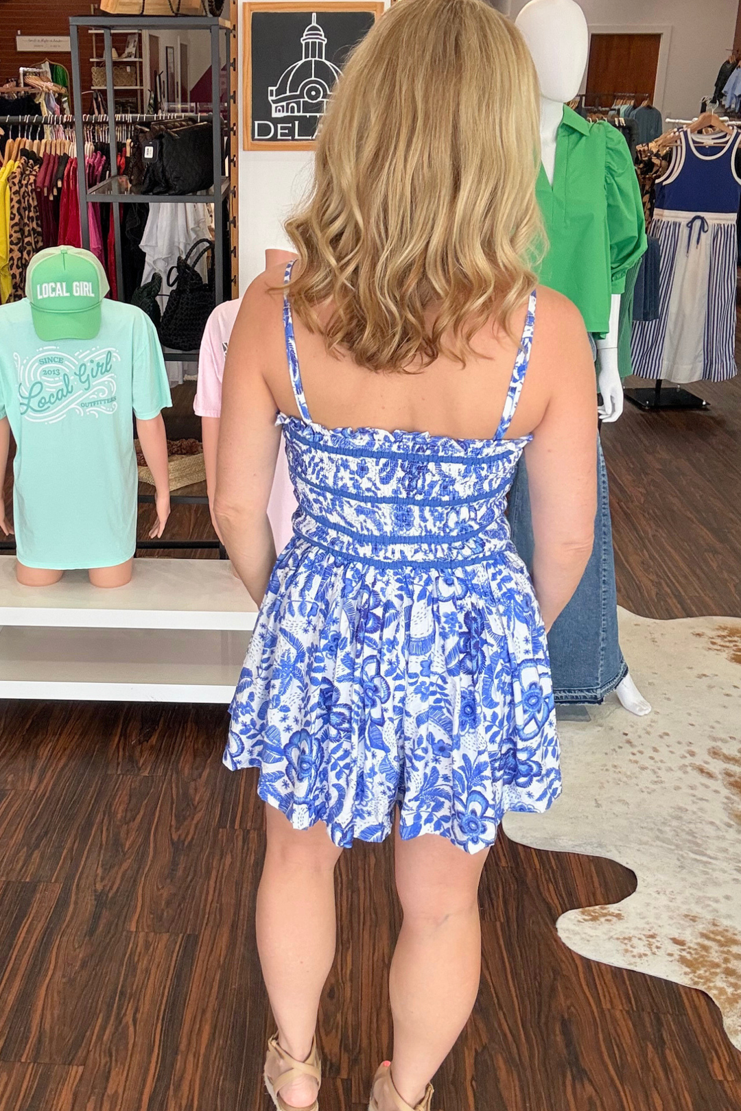 Floral Smocked Body Romper