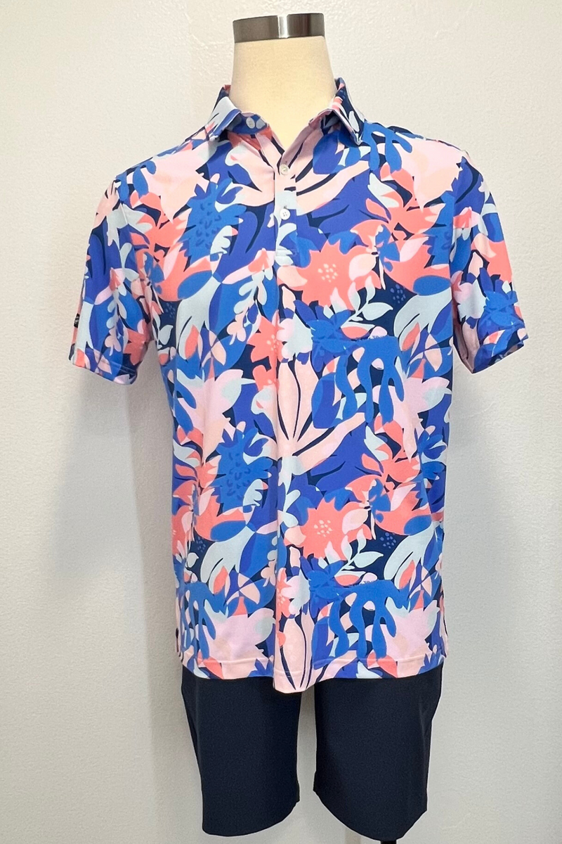 Sunday Swagger Floral Reef Polo