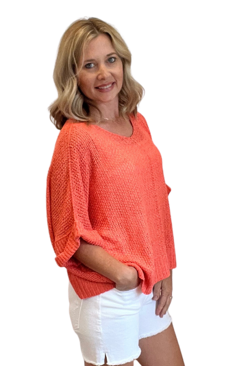 Short Sleeve Knit Top