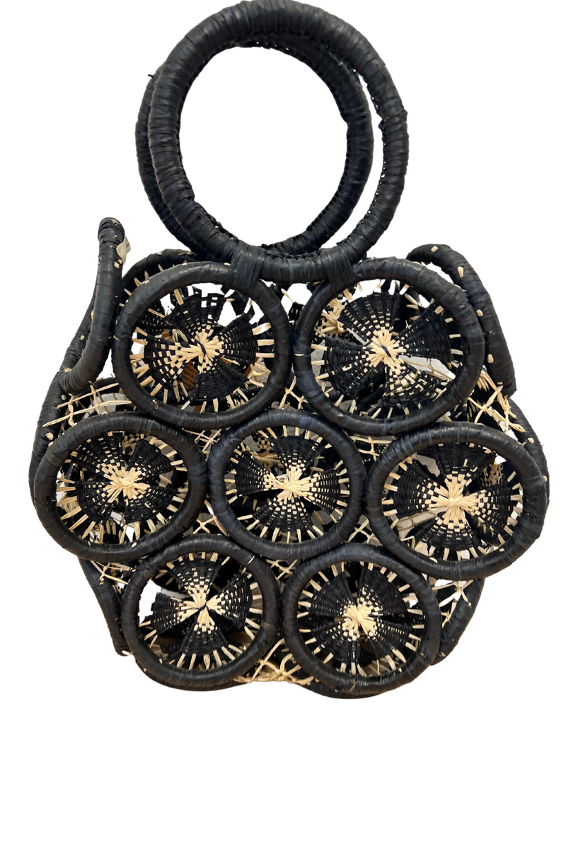 Juliette Macrame Straw Handbag