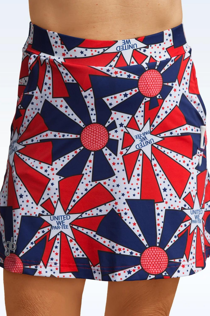 United We Par-Tee Golf Straight Skort