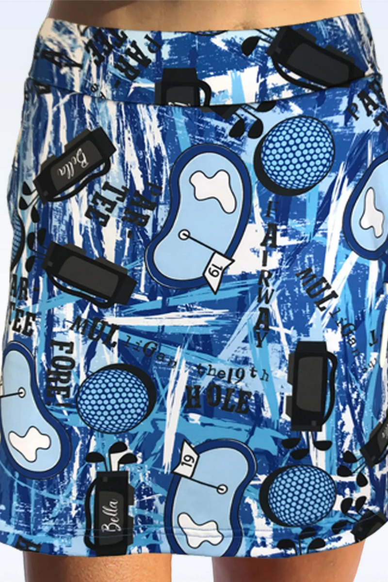 Graffiti Golf Straight Skort