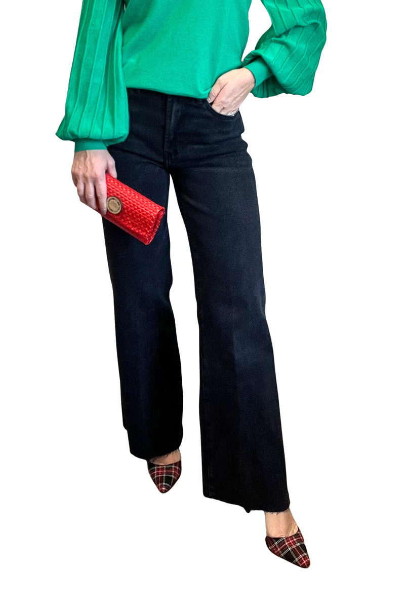 Black Wide Leg Jeans