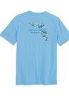 Fish Hippie Azure Florida T-Shirt